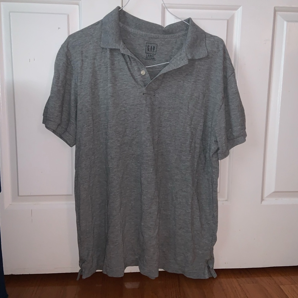 Gap Large Grey Polo Shirt